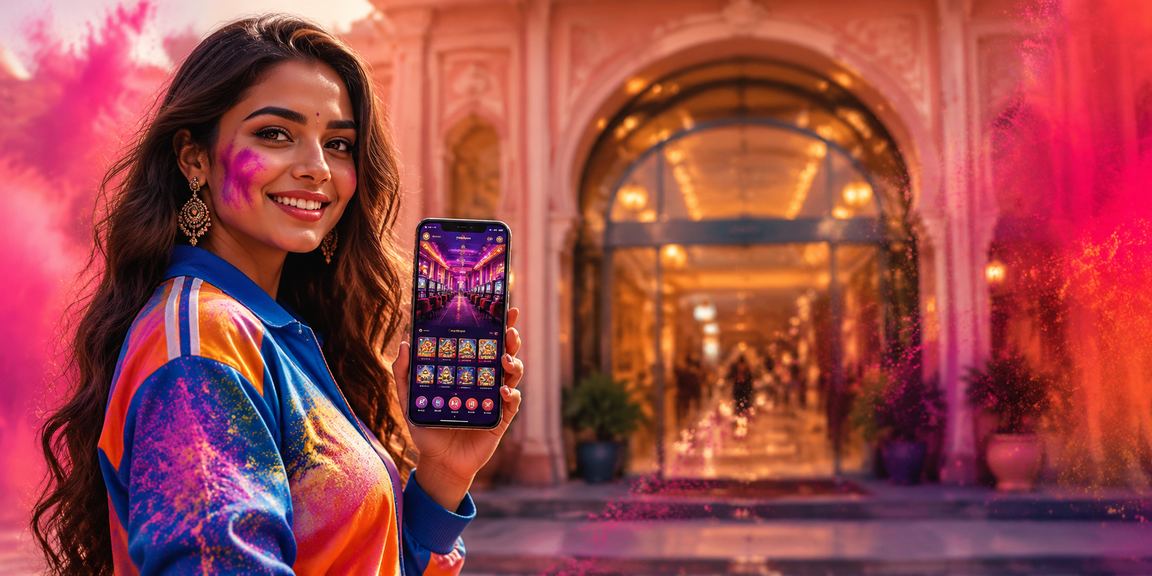 Festive Holi celebration in Jaipur